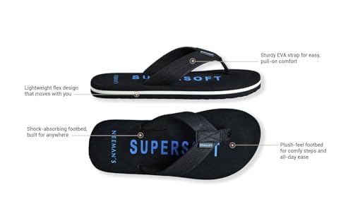 Image of Neeman's Super Soft Flips for Men | Lightweight, Durable and Flexible Flip Flops for Boys