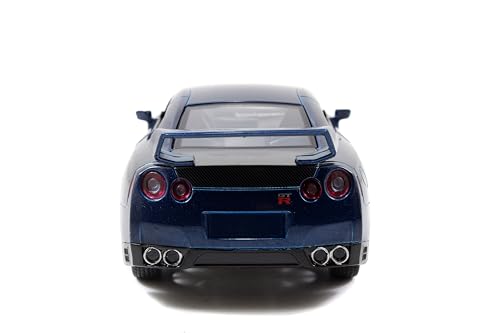 Jada 1:32 Fast & Furious Nissan GT-R Vehicle, Blue - Image 4