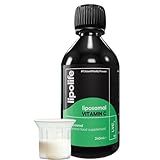 lipolife LVC1 Liposomal Vitamin C Liquid 240ml – High Strength - 48 Days Supply, No Tablets, Clinically Proven Higher Absorption, Gluten-Free, Vegan, Immune & Collagen Support Supplement