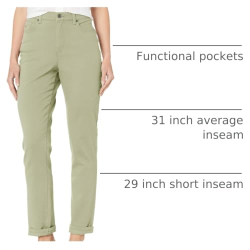 Image of Gloria Vanderbilt Womens Amanda Classic High Rise Tapered Jean Petite