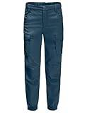 jack wolfskin texapore hose kinder leicht, elastisch Jack Wolfskin Unisex Kinder Treasure Hunter Pants Kids Outdoorhose, Dark Sea, 128 EU