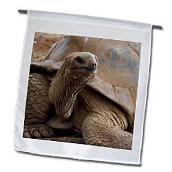 3dRose fl_131988_1 Mauritius, Seychelle Aldabran Land Tortoise AF28 CMI0008 Cindy Miller Hopkins Garden Flag, 12 by 18-Inch