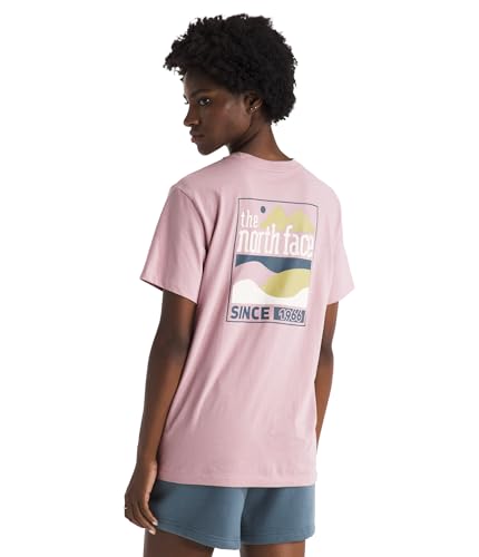 The North Face Exploring Since '66 Relaxed Short Sleeve Tee, Metal Pnk, M