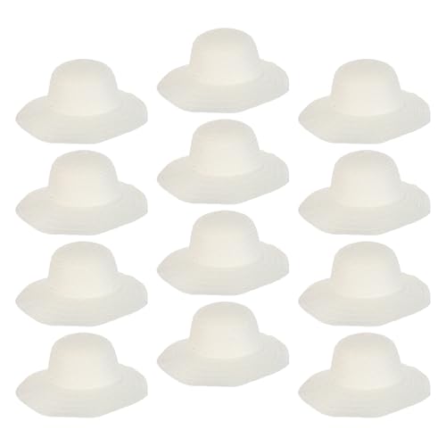 Chapeaux de soleil vierges à larges bords pour ateliers de personnalisation et déguisements