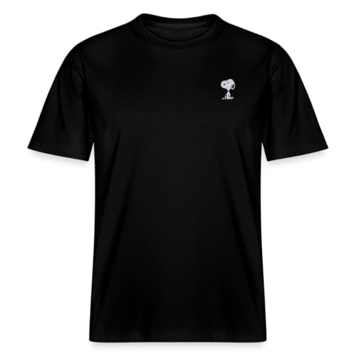 T-shirt bio Snoopy Peanuts broderie vêtement unisexe coton écologique