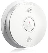 SITERWELL Smoke Detector Carbon Monoxide Detector Combo with Voice Speaker, Dual Sensor Fire and ...
