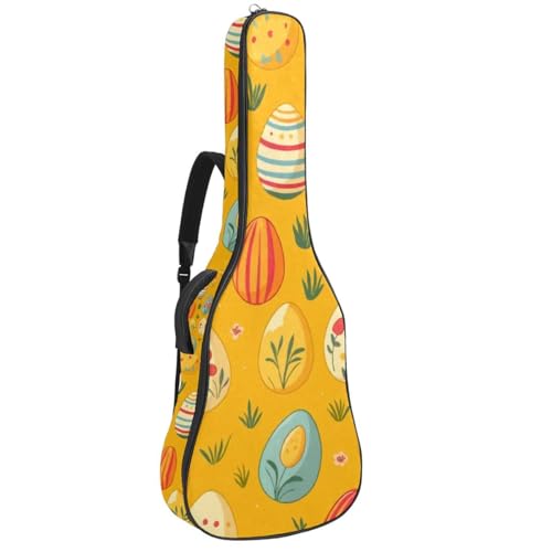 Sac pour guitare acoustique 40-42" jaune et imperméable