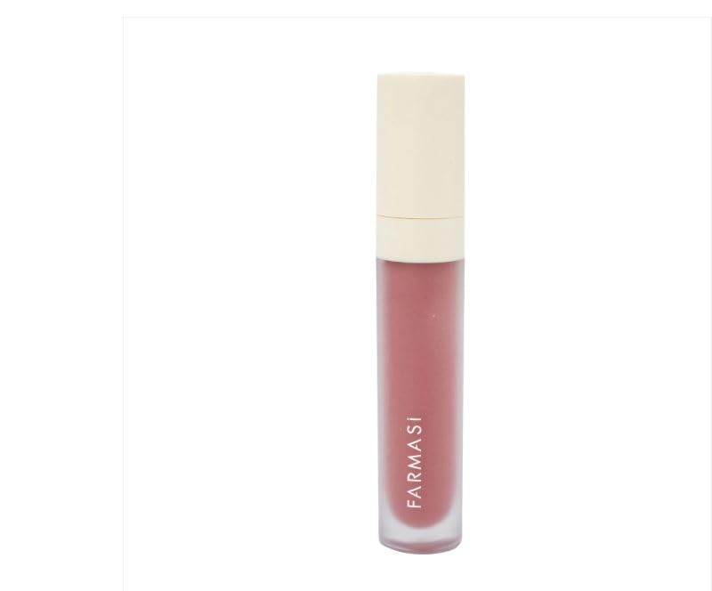 FARMASi Latina Lip LQR 07 Expressive, Matte Lipstick, Peach Pink