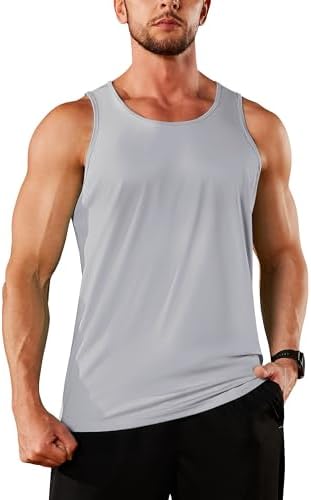 TACVASEN Men’s UPF 50+ SPF Workout Sleeveless