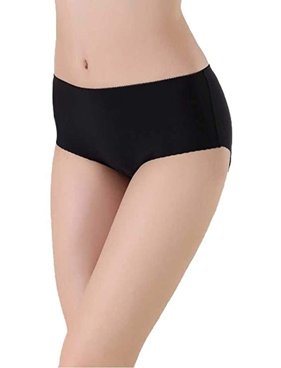 Image of LOURYN KOULYN Women's Ice Silk Seamless Hipster Panties(S to 3XL) (Pack of 3)