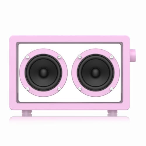 Haut-parleur Bluetooth portable 16W avec son puissant HD rose - 2