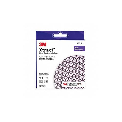 3M Xtract Net Disc 710W, 5 in, 12 Piece Multi-Pack...