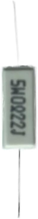 10 Pcs 5W Cement Resistor 0.5 2 30 33 100 330 1K ohm Ceramic Wirewound Resistors SQP5W 5Watt 0.22ohm 5ohm 47ohm Fixed Resistance(560R)