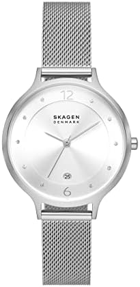Skagen 36 mm Anita Mesh Stainless Steel Watch