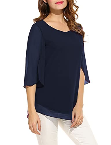 Image of PLADO Women's and Girls Georgette Top Maroon