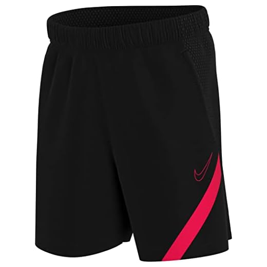 Nike Dry Fit Academy Pro Pantalones, Black/Bright Crimson/Bright CR, XL Unisex niños