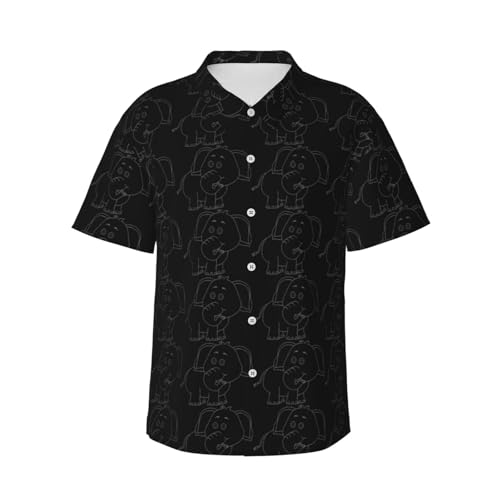 Chemise hawaïenne blanche anti-transpiration à manches courtes avec poche, tailles S-3XL