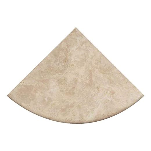 Durango Cream Ivory Travertine Shower Shelf