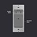 TOPGREENER Humidity Sensor Switch for Ventilation Fan, Air Moisture Detection, Bathroom Fan Automated Control, Adjustable Timing, NEUTRAL WIRE REQUIRED, UL Listed, TDHS5, Gray