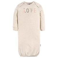 GerberBaby Girls4-Pack Sleeper GownWoodland Love0-3 Months — image 5