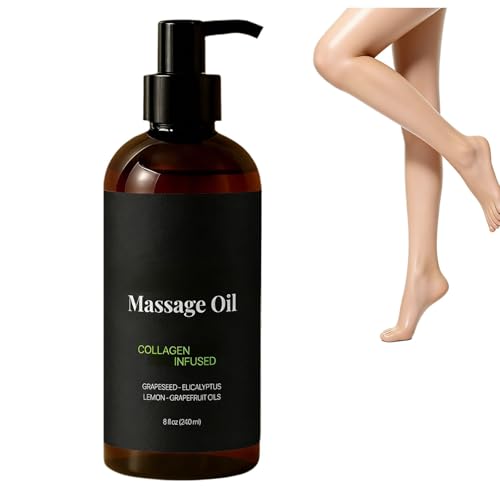 Huile de massage raffermissante jambes et corps : soin hydratant et lissant pour peau sèche