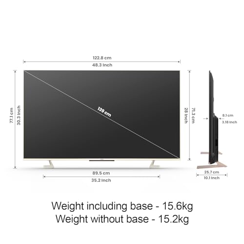 Image of Vu 139cm (55 inches) Masterpiece Series 4K QLED TV 55QMP-24 (Armani Gold)