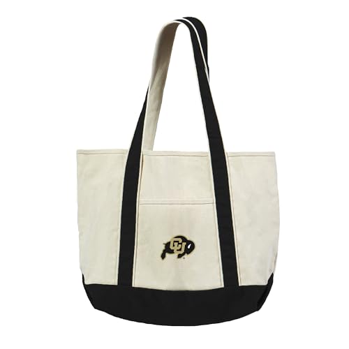 Northwest Colorado Buffaloes NCAA Canvas Tote with Colored Strap