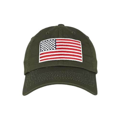 Image of E BY ELIDAN USA Hat, Embroidered American Flag Baseball Cap for Men Women