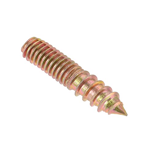 Image of uxcell 5 /16-18 x 1-1 /2 inch Hanger Bolts Double Head Dowel Screw for Wood Furniture 20pcs