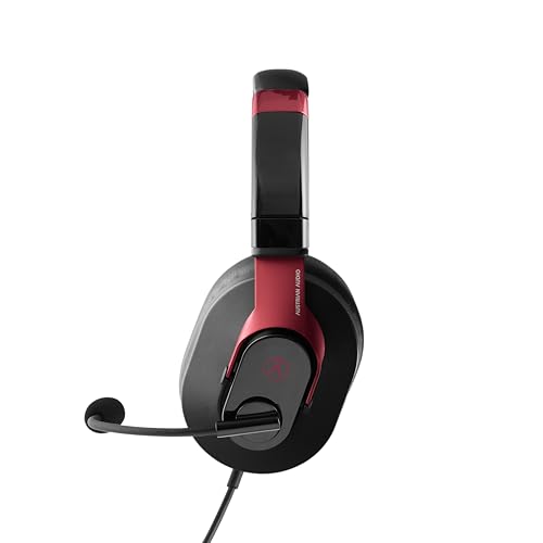 Cuffie da Pro Gaming con Microfono PG16 (accessori da gaming pieghevoli, cavo da 1,4 m rimovibile), nero/rosso - Cuffia gaming - Immagine 1