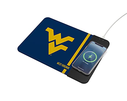 SOAR NCAA Wireless Charging Mouse Pad, West Virginia Mountaineers