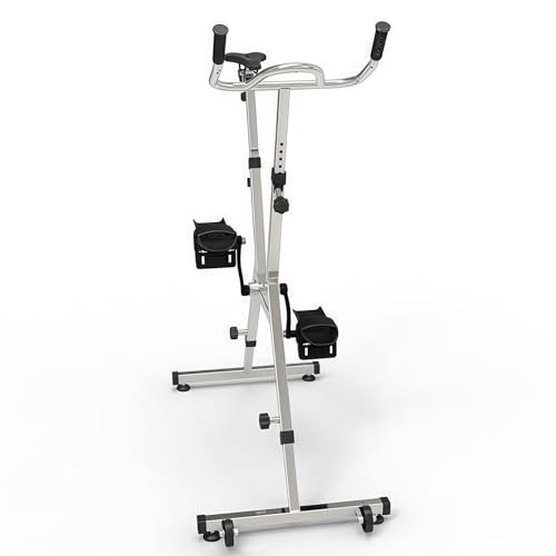 SAYEYBU Aquabike aus Edelstahl 316 für Pool, Unterwasser FitnessgeräT für Training und Therapie, Tragbares Wasserfahrrad für Pool Workouts,Silber