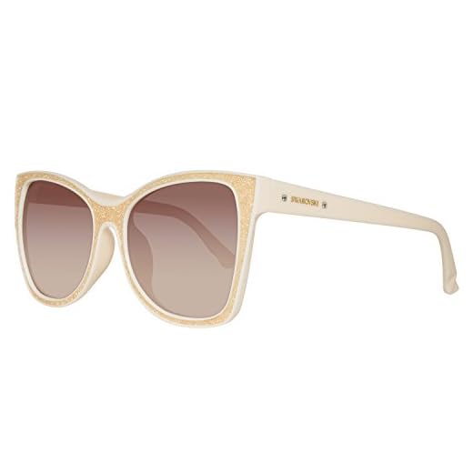 Swarovski Sunglasses Sk0109 21F-56-18-145 Gafas de Sol, Beige, 56 para Mujer
