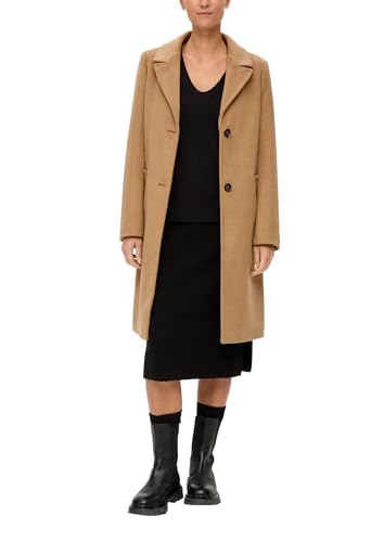 s.Oliver Damen Mantel langarm, Brown, 36