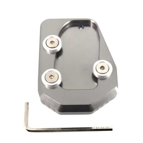 Extension Plaque Support Béquille Moto Yamaha XSR900 MT-09 Élargisseur Gris