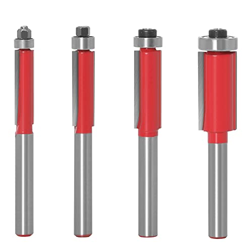 4 piezas de router de trim para todo tipo de material de madera Cover