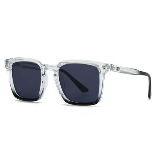 Lunettes de soleil carrées tendance aux finitions rétro soignées