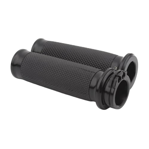 Poignées de guidon moto 25mm noires pour Harley Davidson Touring et Sportster XL