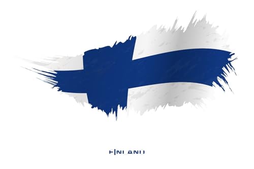 3 x Aufkleber Flagge Finnland Finland Airbrush 8 x 5 cm (3 er Pack) Sticker Flagge Fahne Carsticker