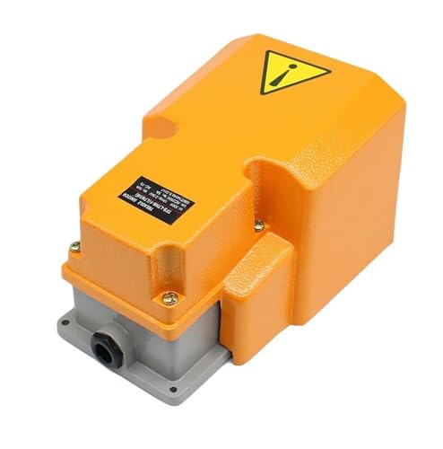 Interruptor de pie LTH-1/6 de aluminio para evitar fallos electricos en maquinaria 2
