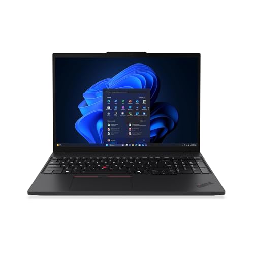 Image of Lenovo ThinkPad T16 Gen 4 Business Laptop, 2025, 16 inch 1920x1200 Touch, Intel-12 Core Ultra 7 265U, 64GB DDR5, 4TB SSD, Win10 Pro, Backlit KB, Wi-Fi 7, BT 5.4, Thunderbolt 4, 5.0MP + IR Camera, Black