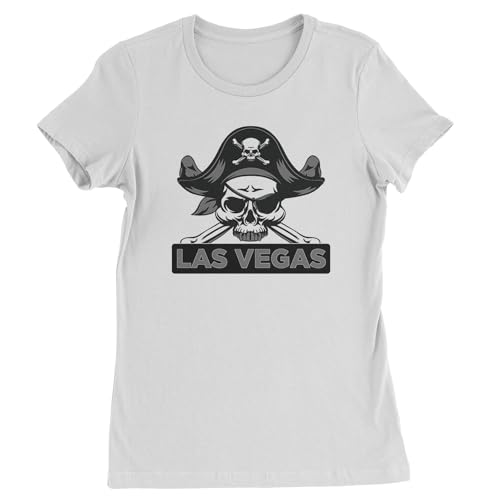 Expression Tees Raider Skull Straight Outta Las Vegas Womens T-Shirt