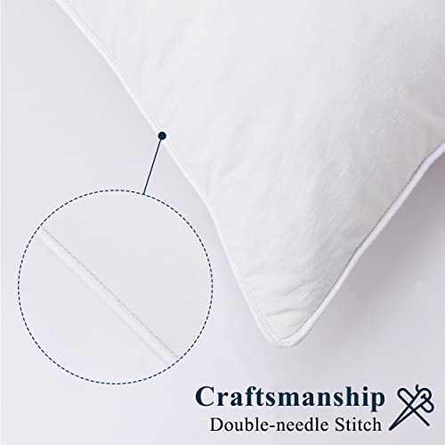 Acrafsman King Size Pillows,Medium Support For Side Sleeper,Down Alternative Pillows King Size Set Of 2-20X36 Inches #TOP3