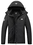 MOERDENG Women's Waterproof Snow Ski Jacket - Warm Winter Coat Insulated for Snowboarding, Softshell...
