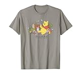 Disney Winnie The Pooh Piglet and Pooh Floral Butterfly T-Shirt Small