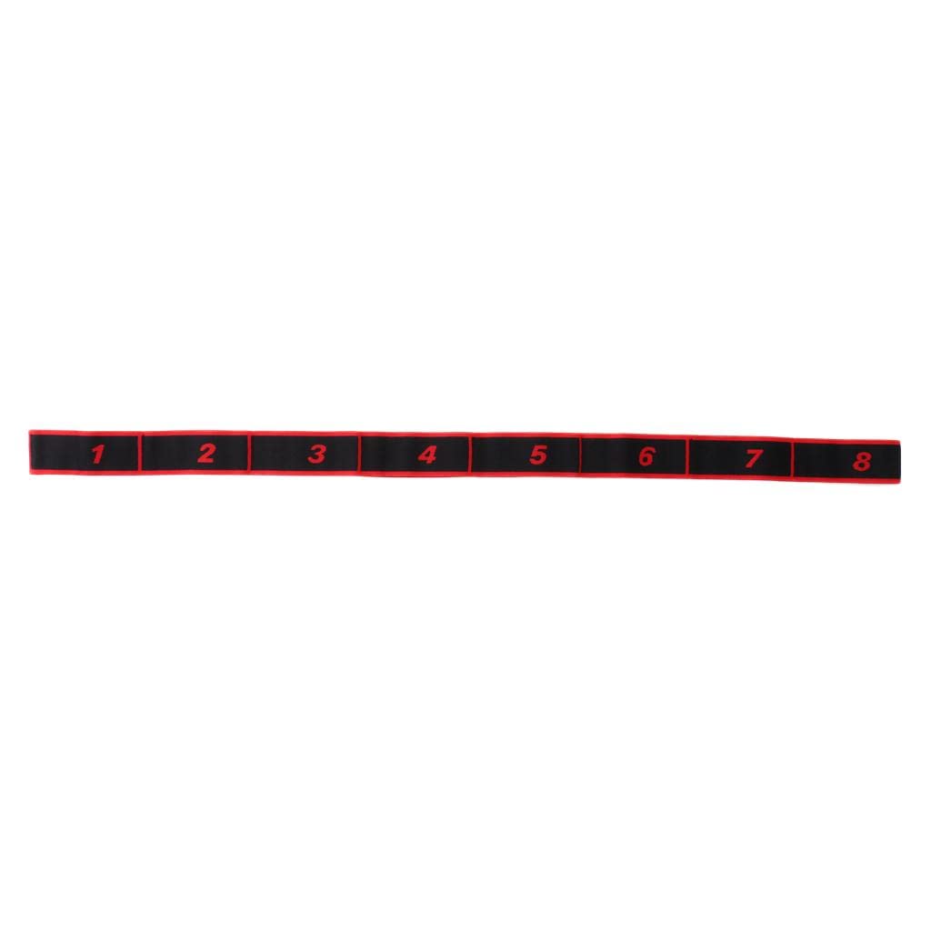 ATORSE Adults 8 Loops Latin Yoga Stretching Strap Gym Dance Resistance Band Red-image-49