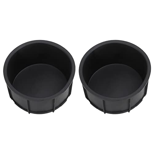 Set 2 pzs Inserto Portavasos Consola Central Negro miniatura 5