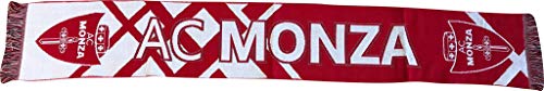  MAESTRI DEL CALCIO Sciarpa JACQARD BIANCOROSSA Ufficiale A.C. Monza