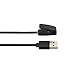 1-PACK Charger for Garmin Forerunner 35 230 235 630 645 735XT, Vivomove HR,Approach G10 S20 (3.3ft), USB Data Sync Charging Cable Clip Cradle Dock