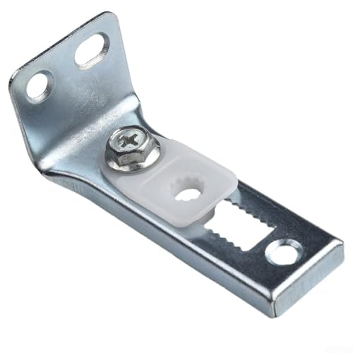 Kit de reparación de herrajes para puertas plegables bi-fold 6 piezas para puertas de 1 a 1-3/8 pulgadas de grosor con soportes superiores e inferiores, pivotes y ruedas guía de nylon y metal miniatura 7